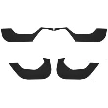 Car Anti-Kick Mat Side Anti-Dirt Pad for Model 3 Car Protection Leather Pad M3 Black B