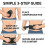 Umbilical Hernia Belt Abdominal Binder with Compression Pad Adjustable Support 5