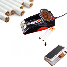 Automatický mini elektrický cigaretový roll-on, přenosný tabákový injektor s pouzdrem