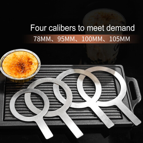 Stainless Steel Baking Cup Ring with Wooden Handle 1pc 2