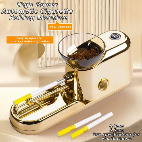 Portable Electric Cigarette Roller Automatic 8mm Tube Injector with Storage Case 2