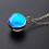 Solar System Pendant Necklace Glass Ball 1 Piece 6