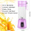 Mini Juicer Cup 380ML Portable Personal Blender with 6 6