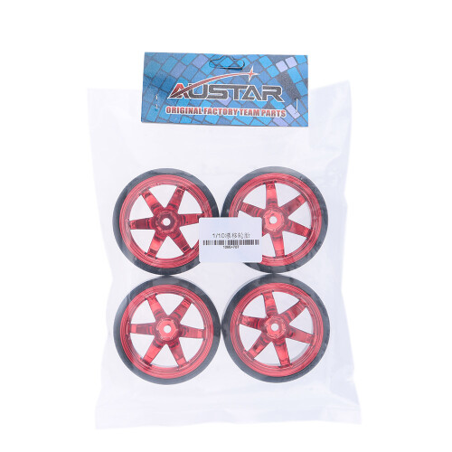 1/10 Scale Drift Car Tires 4pcs On-road Crush-resistant 2