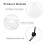 Pack Transparent Eye Shield Protective Eye Patch Adjustable Strap Breathable Design Adult 2