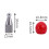 Car Dent Repair Tool Leather Hat Hammer Replacement  Dent Repair  Hook Top Pit Top  M8 Thread Link 7