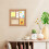 Cork Bulletin Board with Wooden Frame 30x30x2cm 5