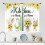 Sunflower Kitchen Curtains Yellow Floral 2 Panels 2