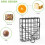 Outdoor Suet Cage Bird Feeder Single Cake Capacity 2PCS 6