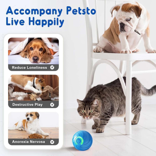 Automatic Vibrating Dog Ball Toy 2PC 2