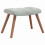 VidaXL vidaXL Relaxing Chair Light Grey Velvet 6