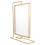 Golden Acrylic Rotating Picture Frame Double Sided 360 3