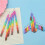 Stackable Crayons Rainbow Coloring Pencils 8 Colors 24 Pcs 6