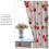 Pink Cherry Fruit Window Curtains Blackout 84x84 Inch 4
