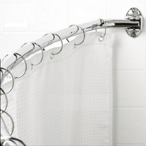 Metal Modern Minimalist Shower Curtain Hook Rings With Open Ends Decor Accessory 1