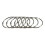 Metal Modern Minimalist Shower Curtain Hook Rings With Open Ends Decor Accessory 7