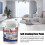 Marble Epoxy Floor Paint Self-Leveling Waterproof Non-Slip 6
