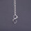 Figure Eight Lobster Clasp Lock 3PCS Silver Gold Necklace 3