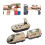 Remote Control Toy Train Set for Wooden Tracks Motorized 4