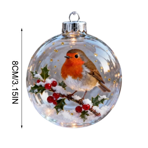 Crystal Cardinal Glass Ornament Red Wild Bird 1 pc 2