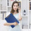 Plastic Clipboard with Low-Profile Metal Clip A5 Dark Blue 3