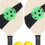Pickleball Wooden Paddle Set Beginner Durable 2 Paddles 6