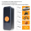 Portable Tire Inflator 72W Cordless Air Compressor with 2