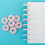 Binder Discs for Notebooks and Planners 80 pcs 6