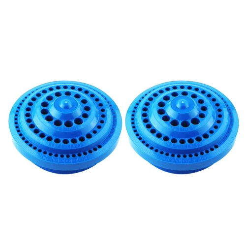 2PCS Drill Bit Storage Case Stand Round Shape Hard Plastic Container Household Tool 1