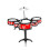 Kids Drum Set Educational for Toddlers 5-Pad Red 3