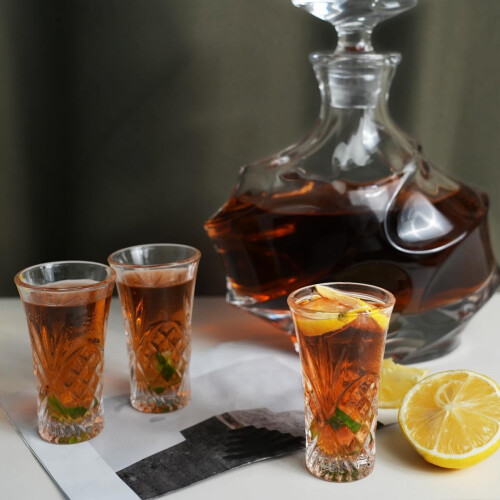 Snapsglas med tung bas, 65 ml tequila-smak 1