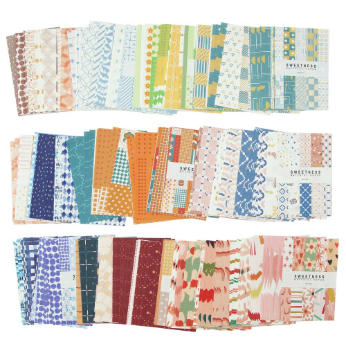Vintage Scrapbook Paper Set Aesthetic Decorative 500 Sheets