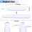 Toilet Paper Holder Spring Rod White 4 Pack 2