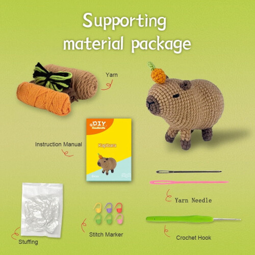 Beginner Crochet Kit for Animals with Guide and Tutorials 1