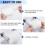 Toilet Paper Holder Spring Rod White 4 Pack 5