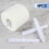 Toilet Paper Holder Spring Rod White 4 Pack 7