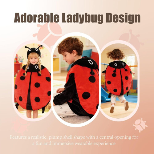 Ladybug Plush Sleeping Pillow 60 cm 1