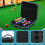 Billiard Case for Pool Balls with Mesh Pocket and Double 4