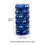 Blue Shatterproof Pearlescent Christmas Balls 24 pcs 2.36 5