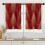 Christmas Tree Kitchen Curtains Red Short Tier Set of 2 1