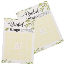 Wedding Shower Game Cards for Party Organizers 10 Sheets