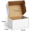 Shipping Boxes White Corrugated 6x4x3 Inches 25 Pack 2