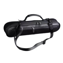 Flute Carrying Bag Black Adjustable Shoulder Strap