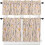 Pink Floral Kitchen Curtains Set with Valances Rod Pocket 1