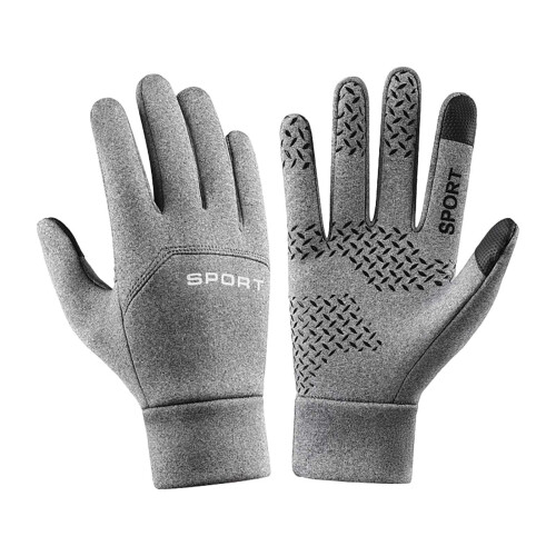 USB-beheizbare Handschuhe, Grau, Größe M, für Damen und Herren 1