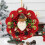Christmas Wreath with Flexible Frame Santa Snowman Decor 1