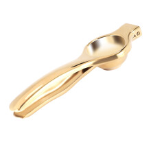 Stainless Steel Lemon Juicer with Citrus Handle, Gold