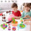 Rainbow Colour Plasticine Set Bundle 19 Pcs Accessories Noodle Toys Cutters 4