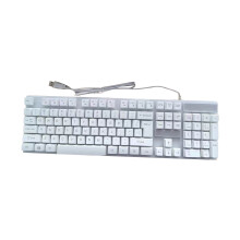 Wired Gaming Keyboard Mechanical Feel 104 Keys 3-Color