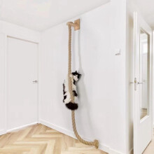 Wooden Wall-Mounted Cat Climbing Frame